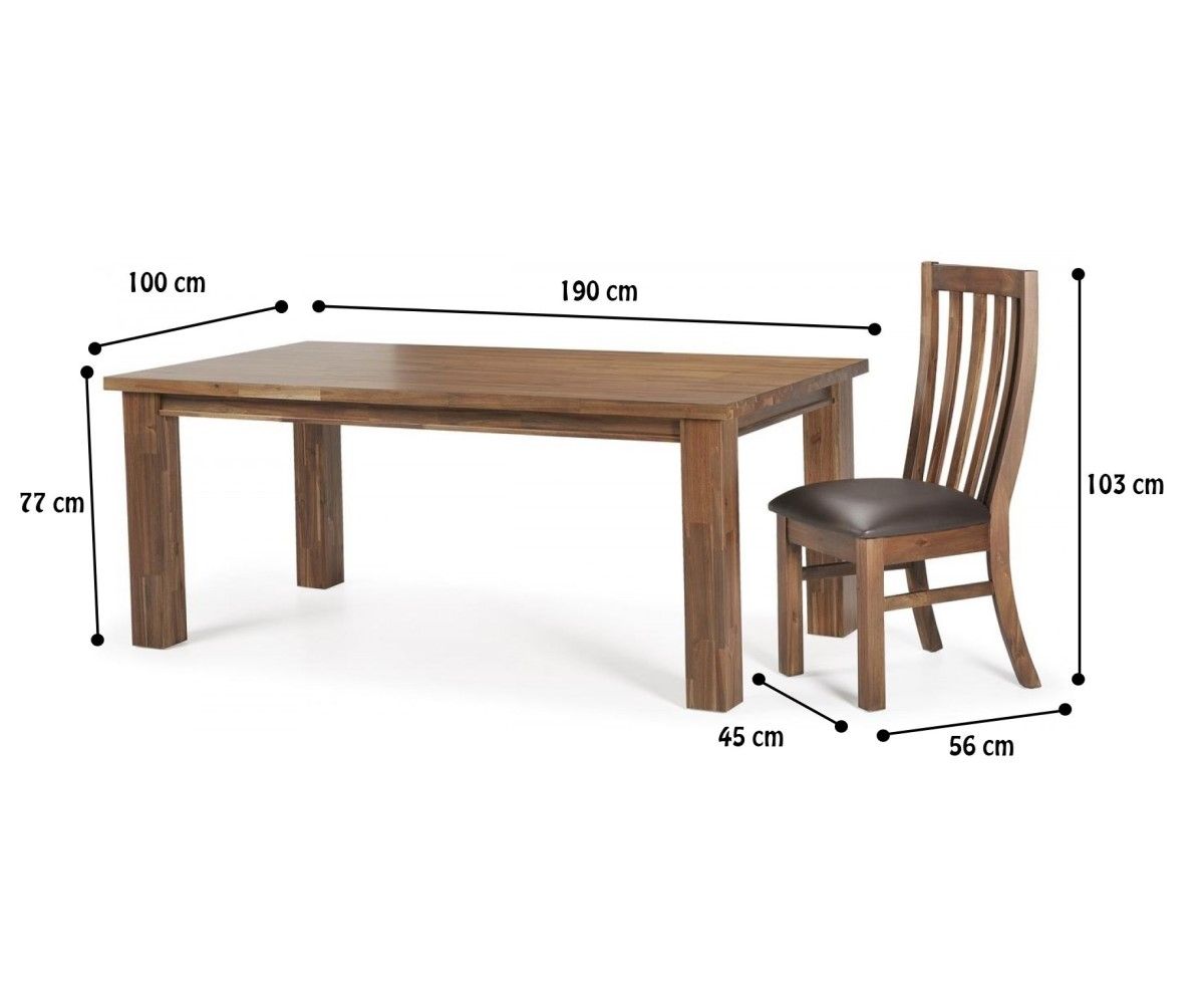 IRONBRIDGE 6 Seater Dining Table