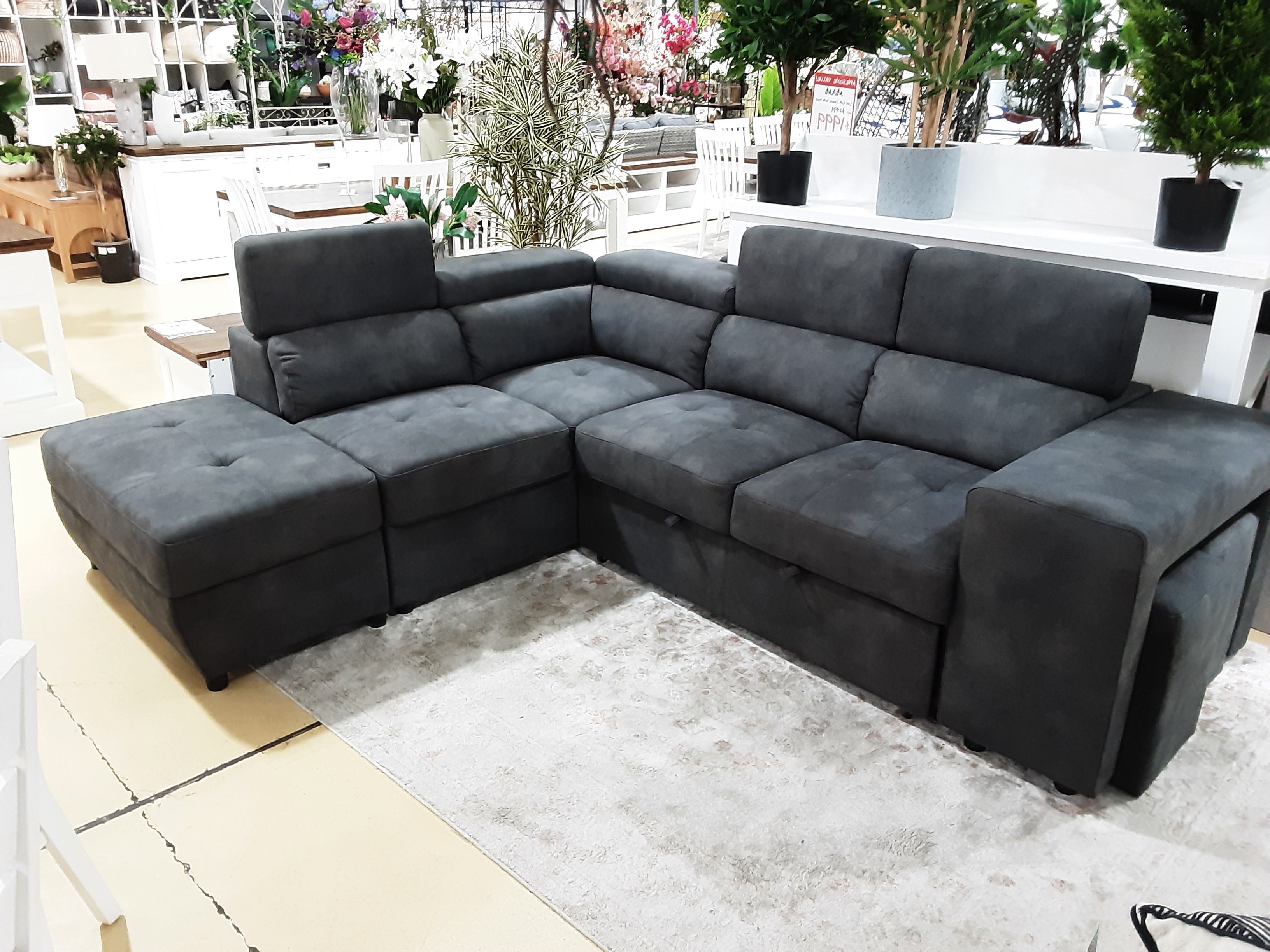 DAYTONA Sofa Bed with Left Hand Facing Chaise
