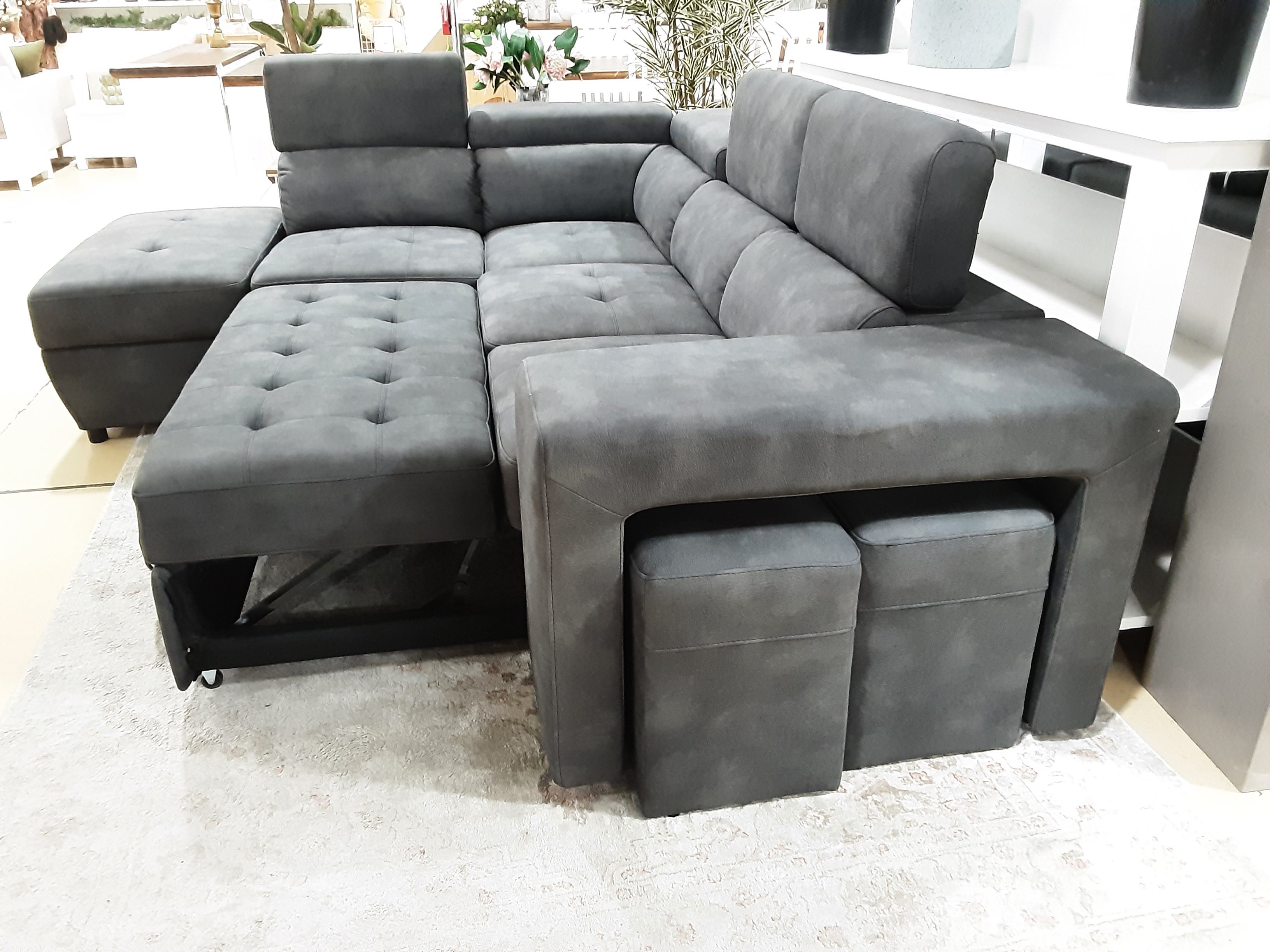 DAYTONA Sofa Bed with Left Hand Facing Chaise