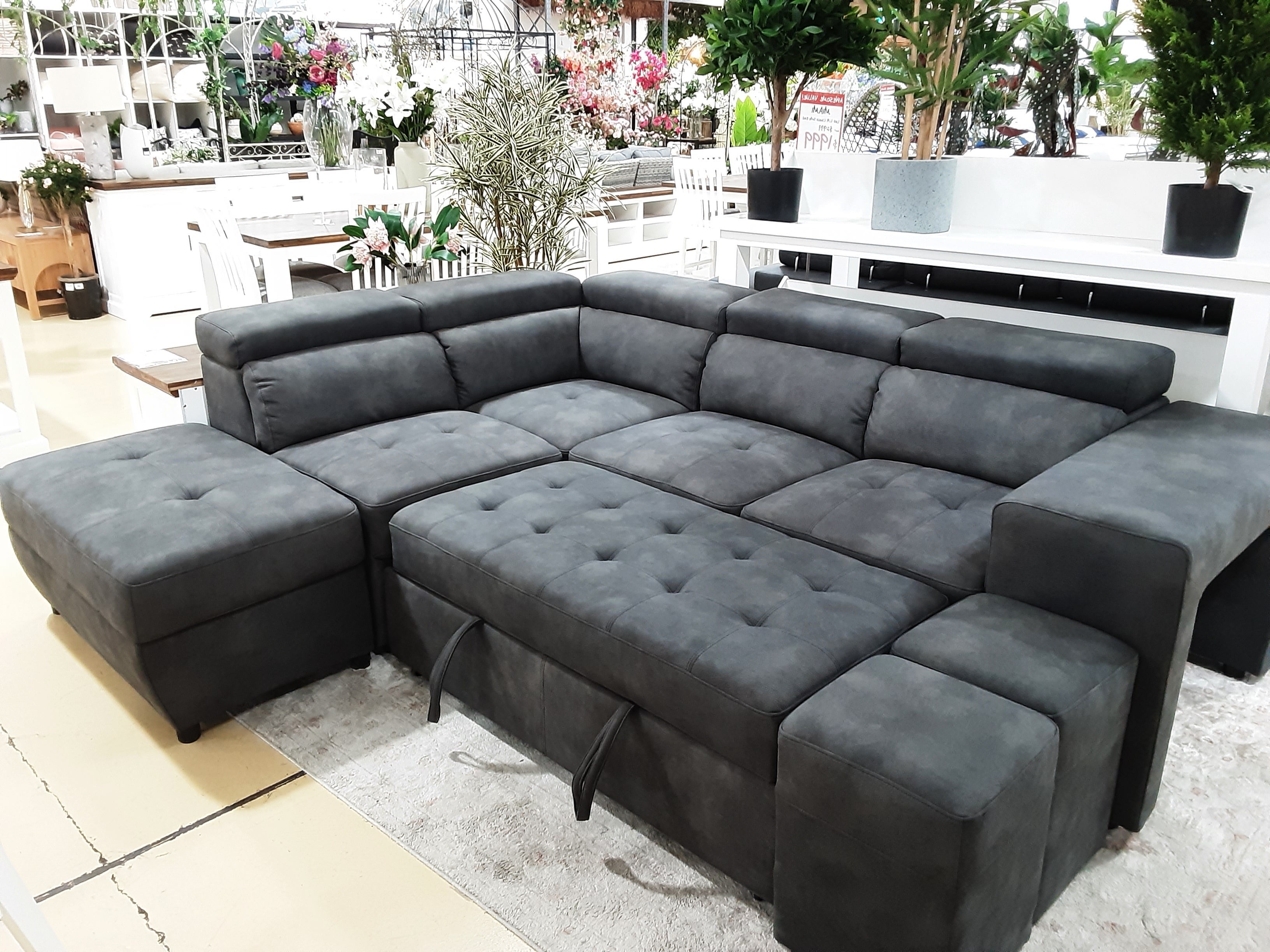 DAYTONA Sofa Bed with Left Hand Facing Chaise