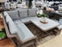KALAMI 6PC WICKER CORNER SOFA SET- NATURAL/STONE / CORFU