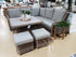 KALAMI 6PC WICKER CORNER SOFA SET- NATURAL/STONE / CORFU