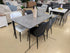 BAYLEN 5 PC DINING SUITE - GREY TABLE - GREY CHAIRS