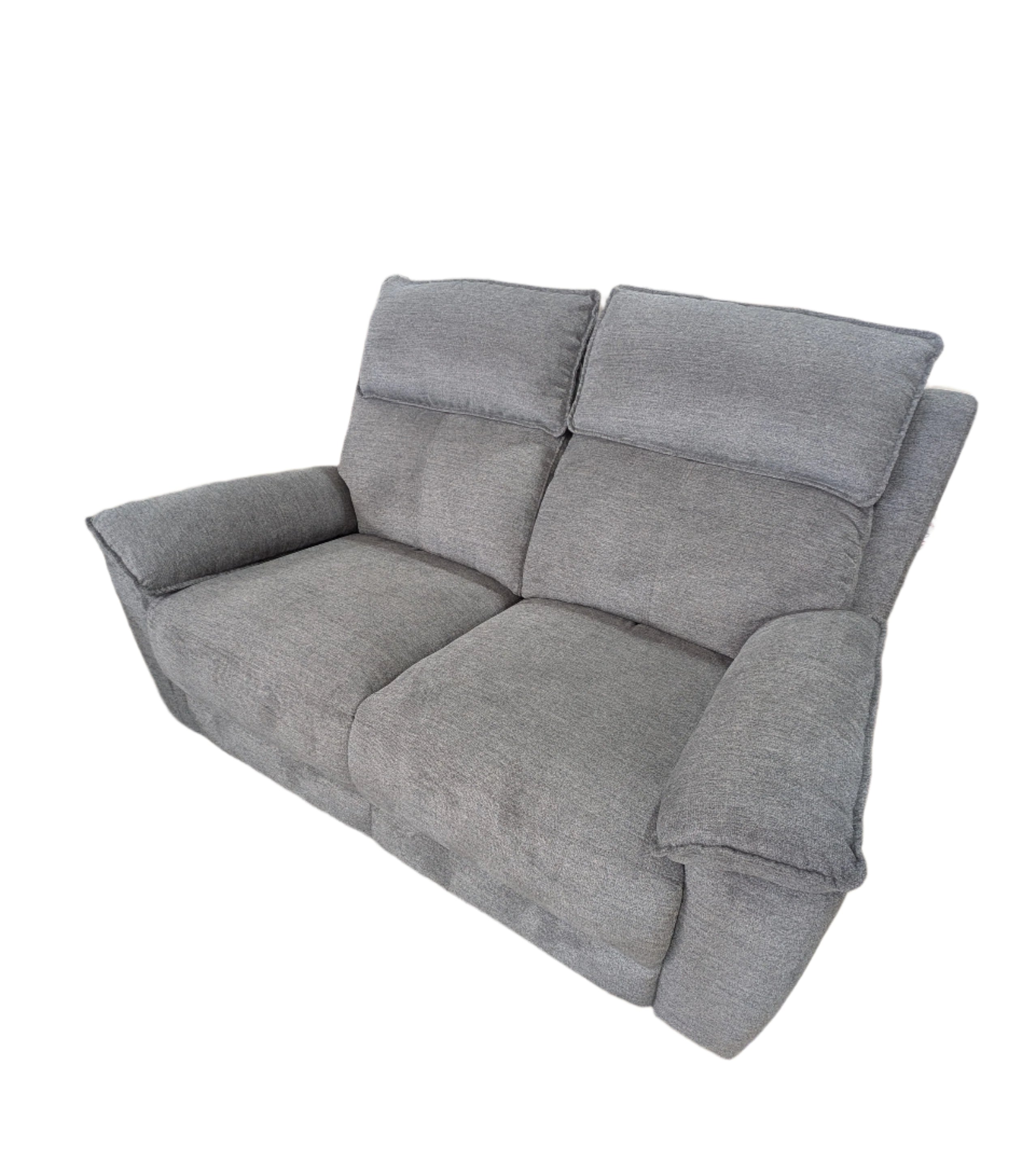 ESTELLA 2 Seater Manual Recliner - Grey