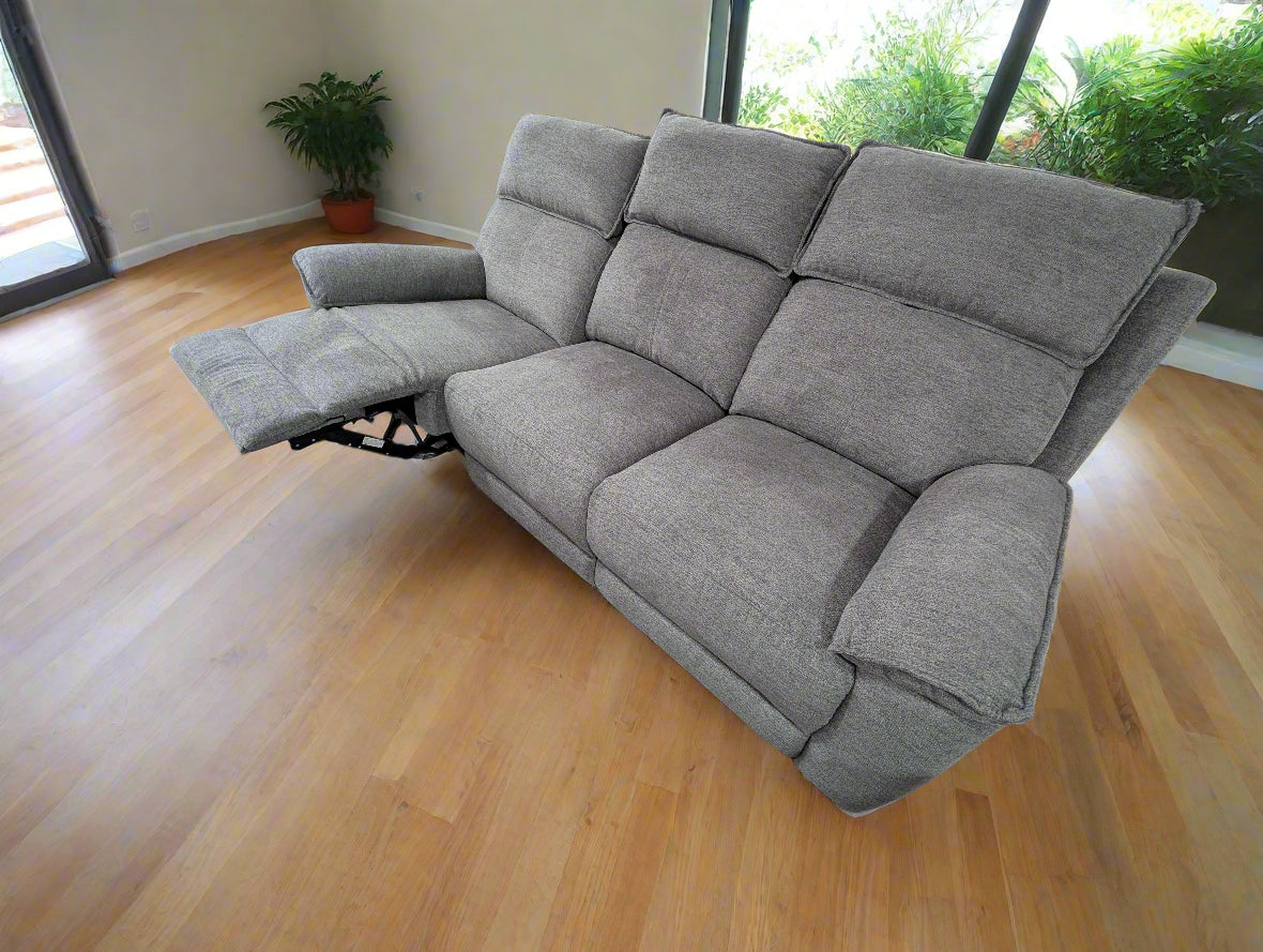 ESTELLA 3 seater Manual Recliner -Grey