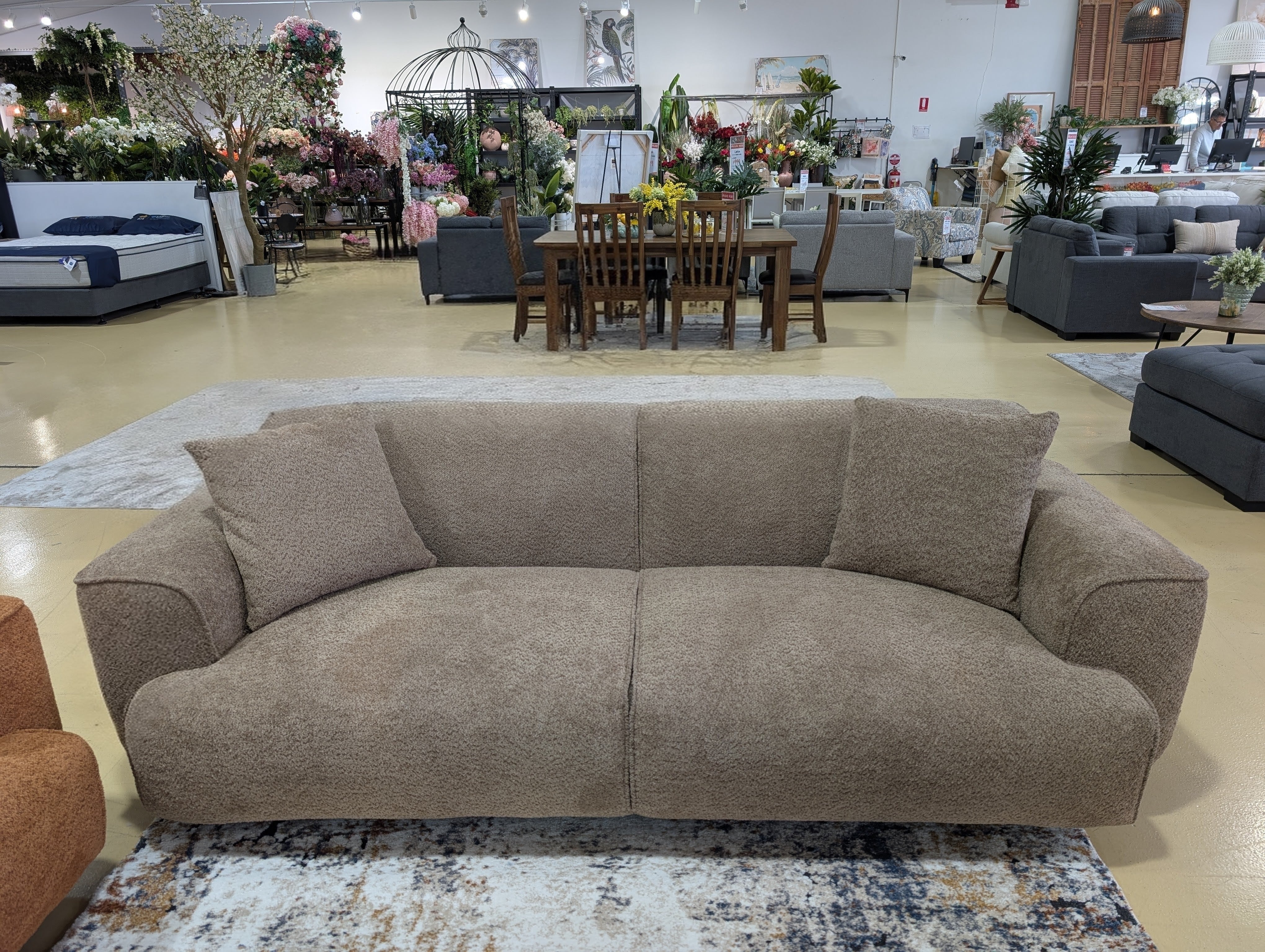 HARMONY 3 Seater - BROWN
