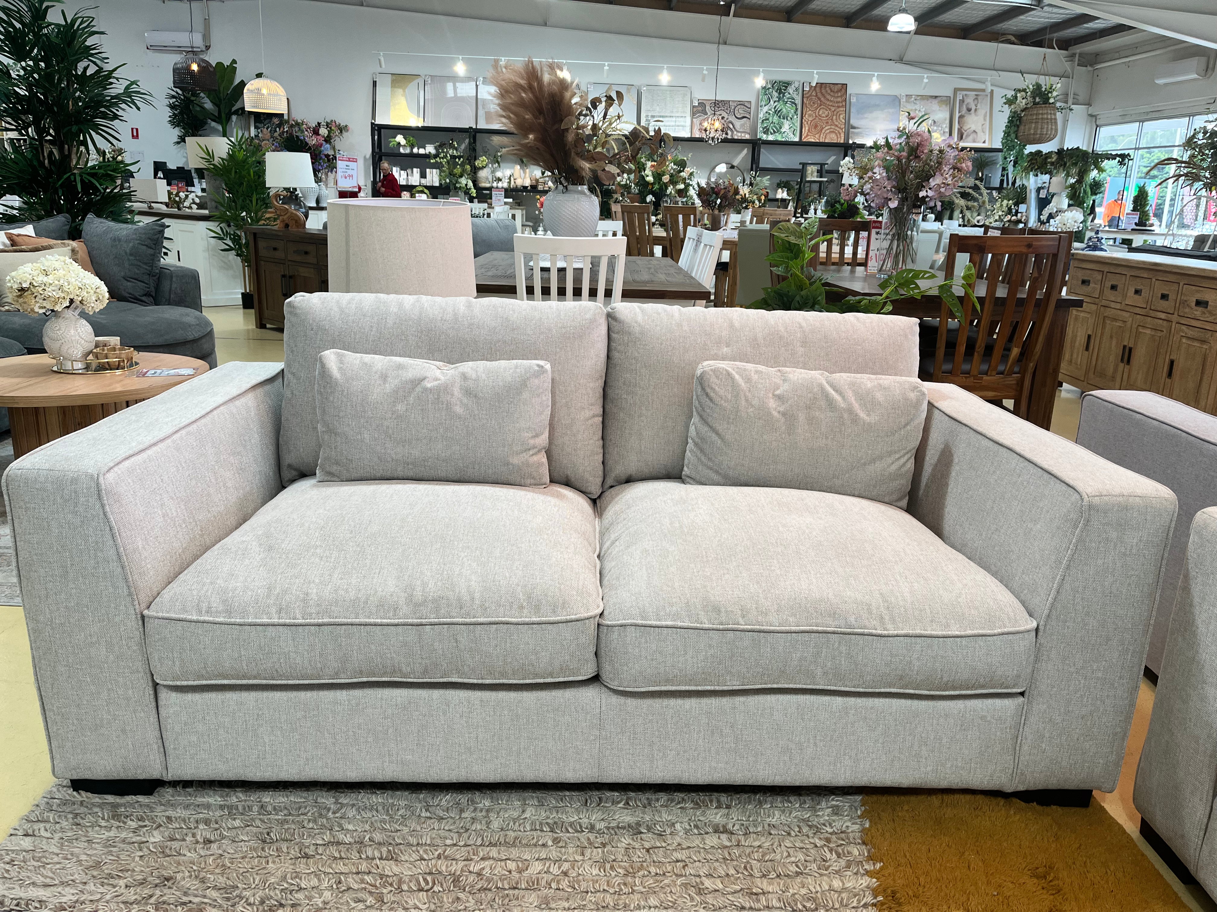 NOOSA 2 + 4 Seater Lounge Suite - Oatmeal