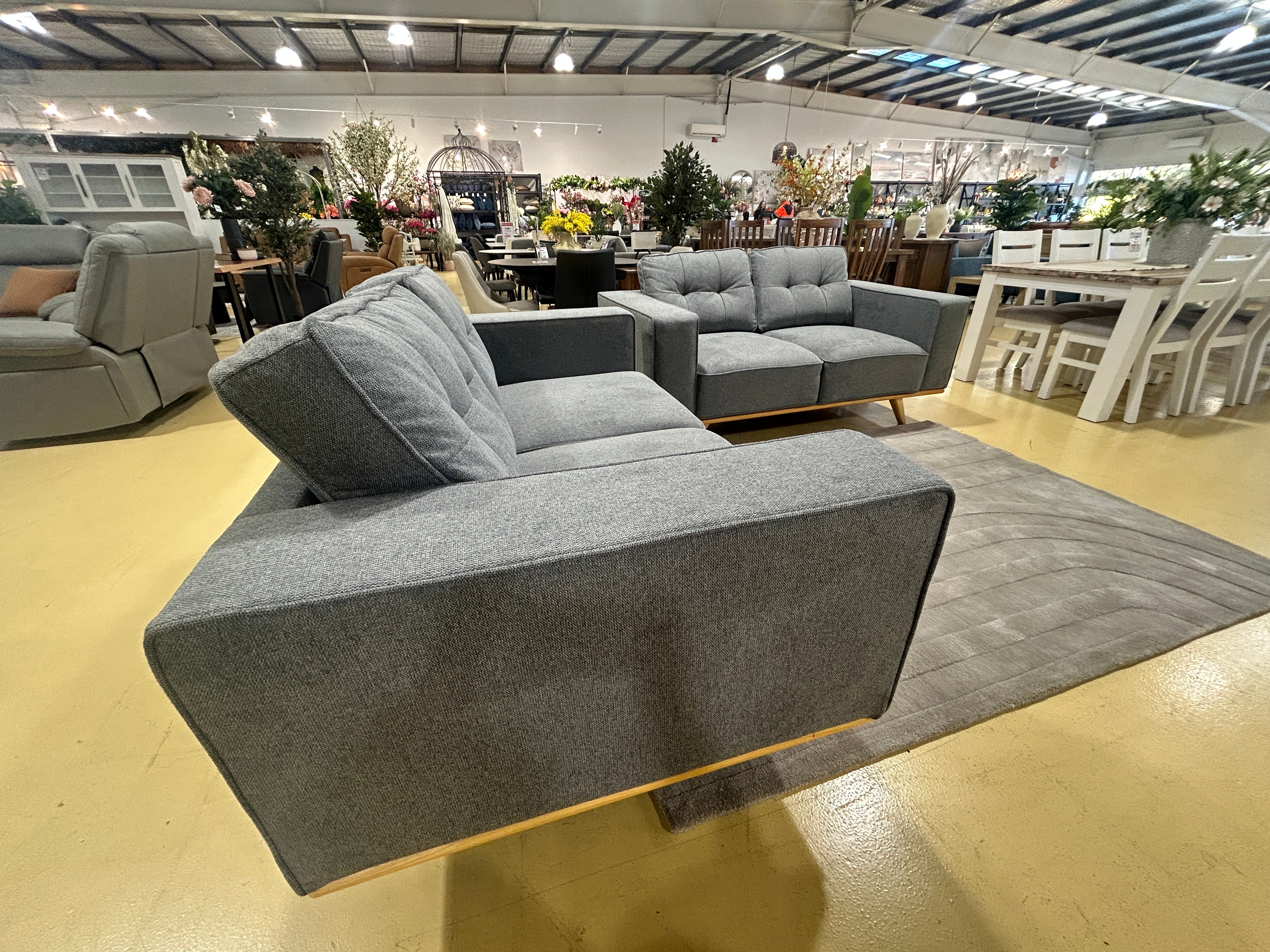 STIRLING 2 SEATER - LIGHT GREY