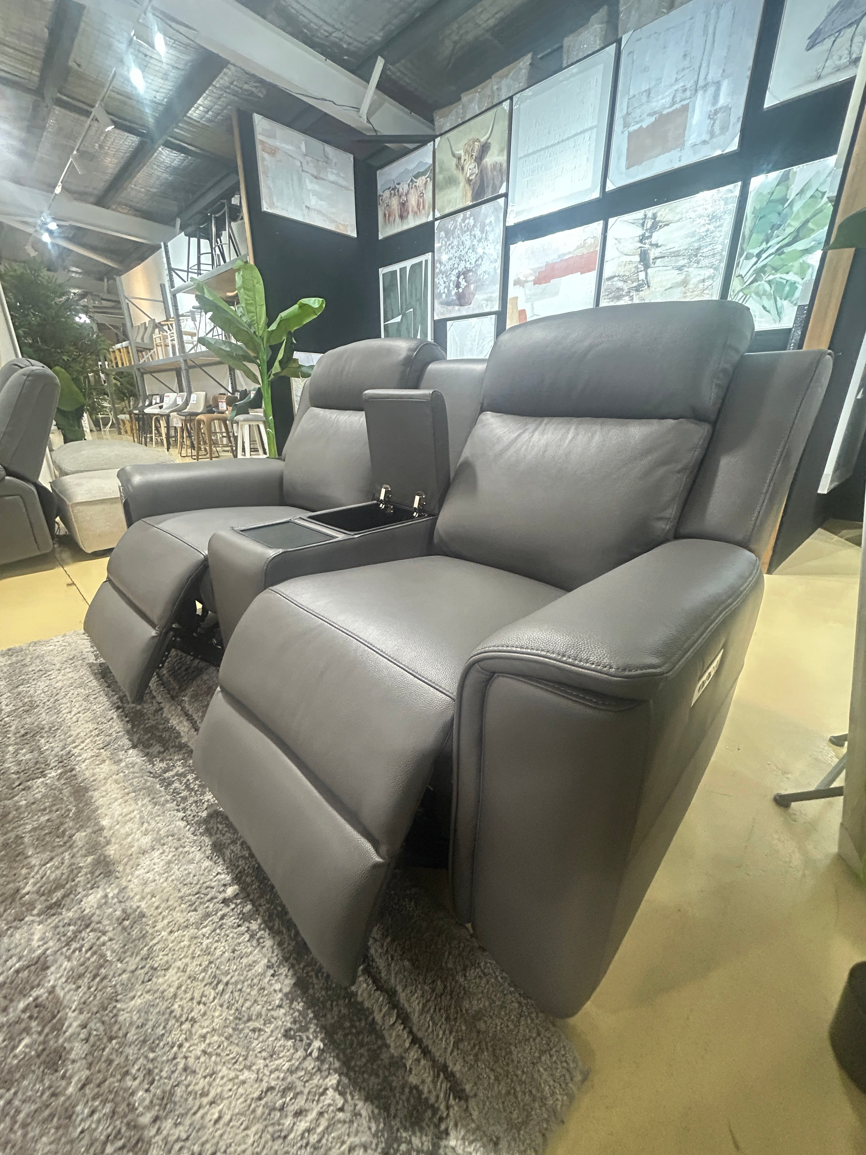 ALASKA LEATHER 2S LOU WITH 2ERER & CONSOLE-GRAPHITE / NEWSTEAD