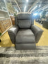 ALASKA LEATHER SINGLE ELEC RECLIENER - GRAPHITE / NEWSTEAD