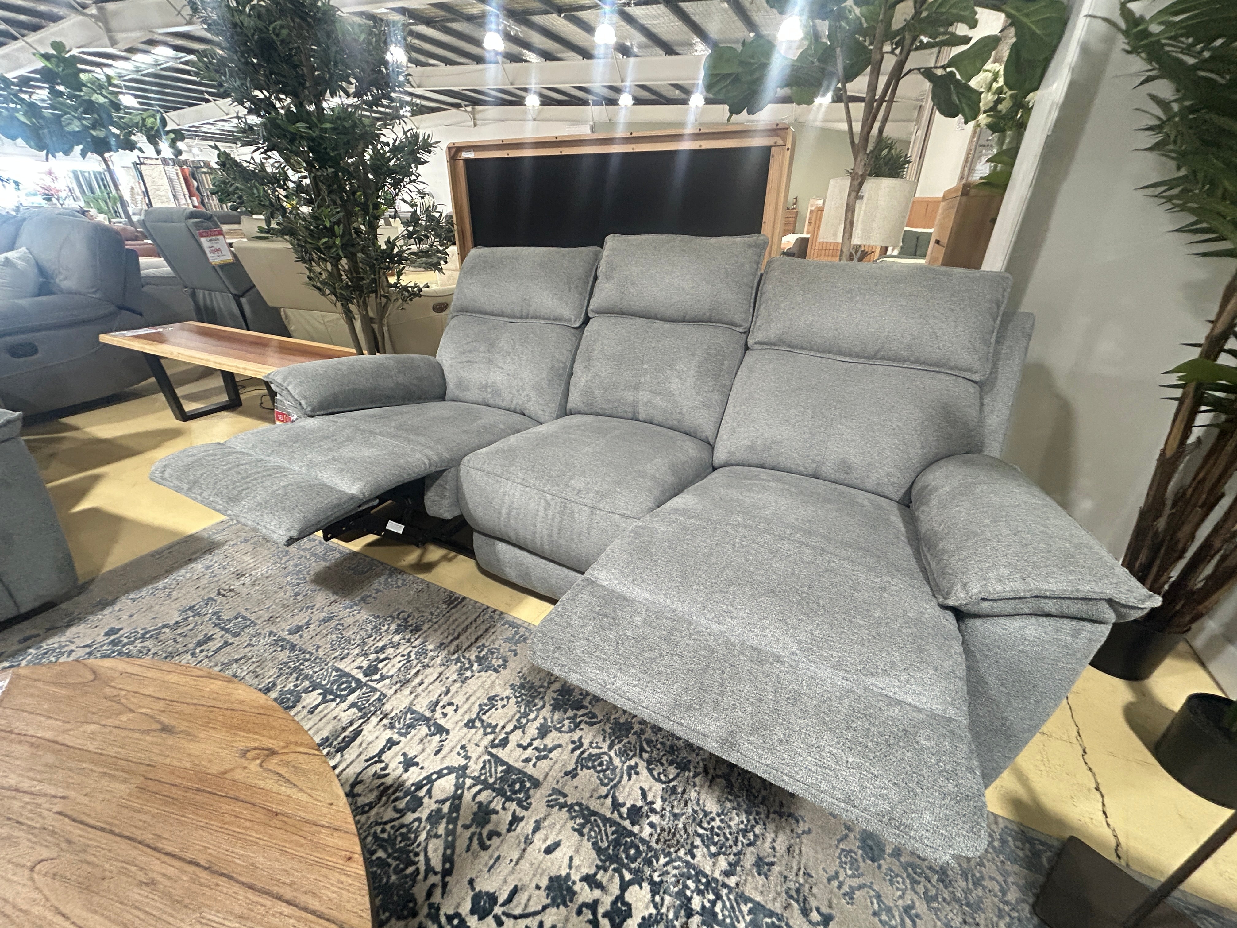 ESTELLA 3RR + R + R Recliner Suite - Grey