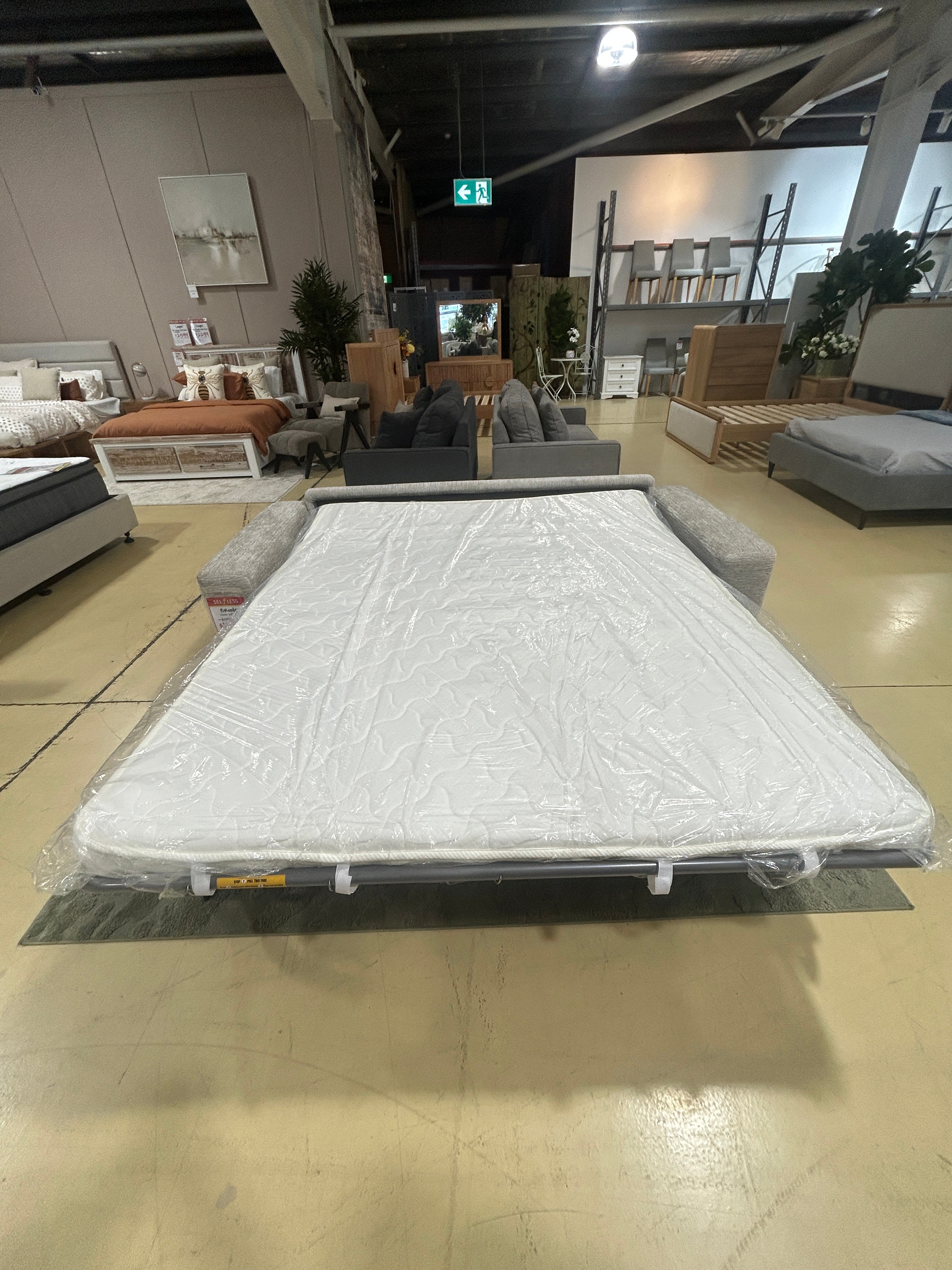 BRONTE SOFA BED - STONE