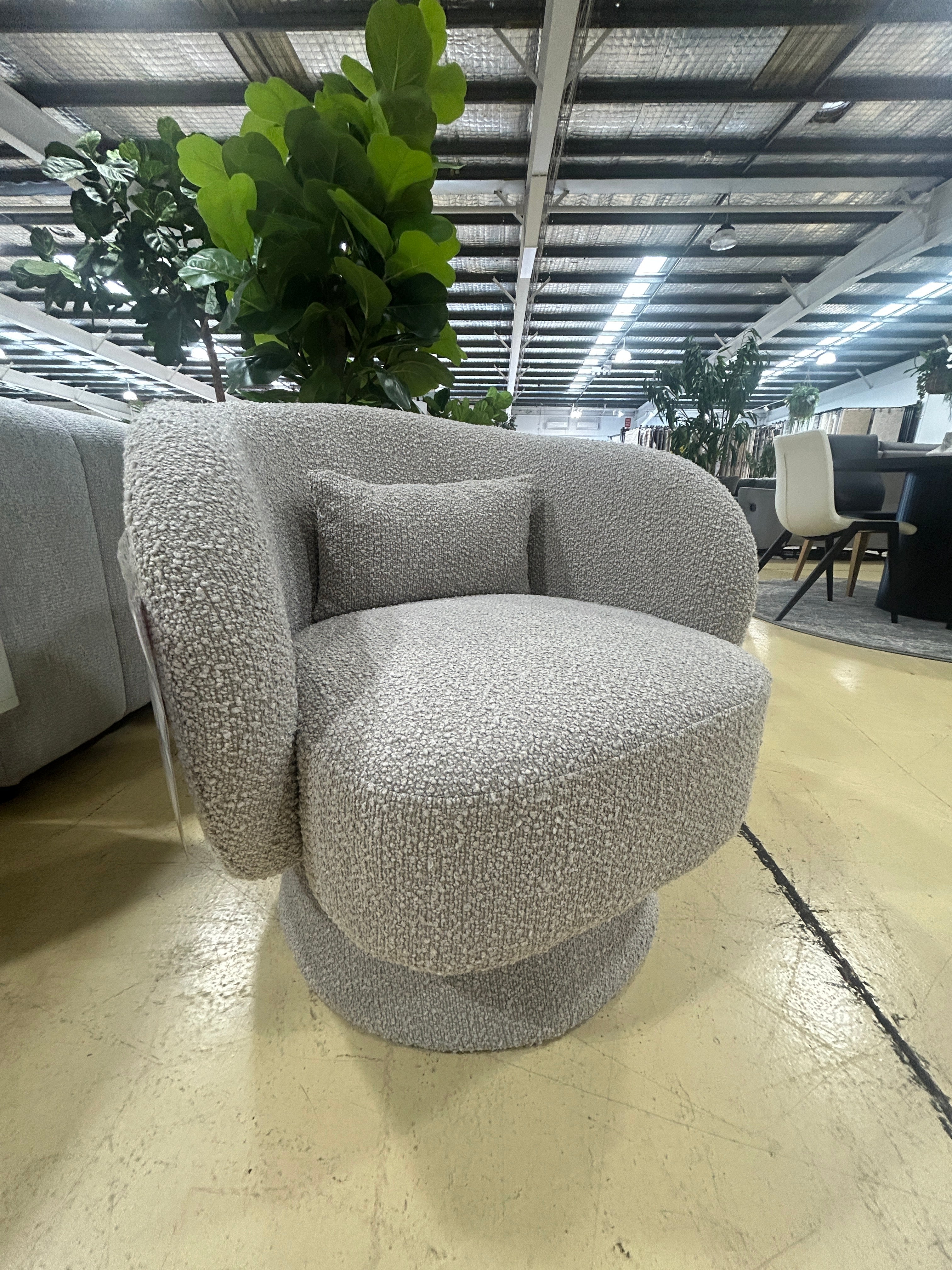 Selena Swivel Chair Stone