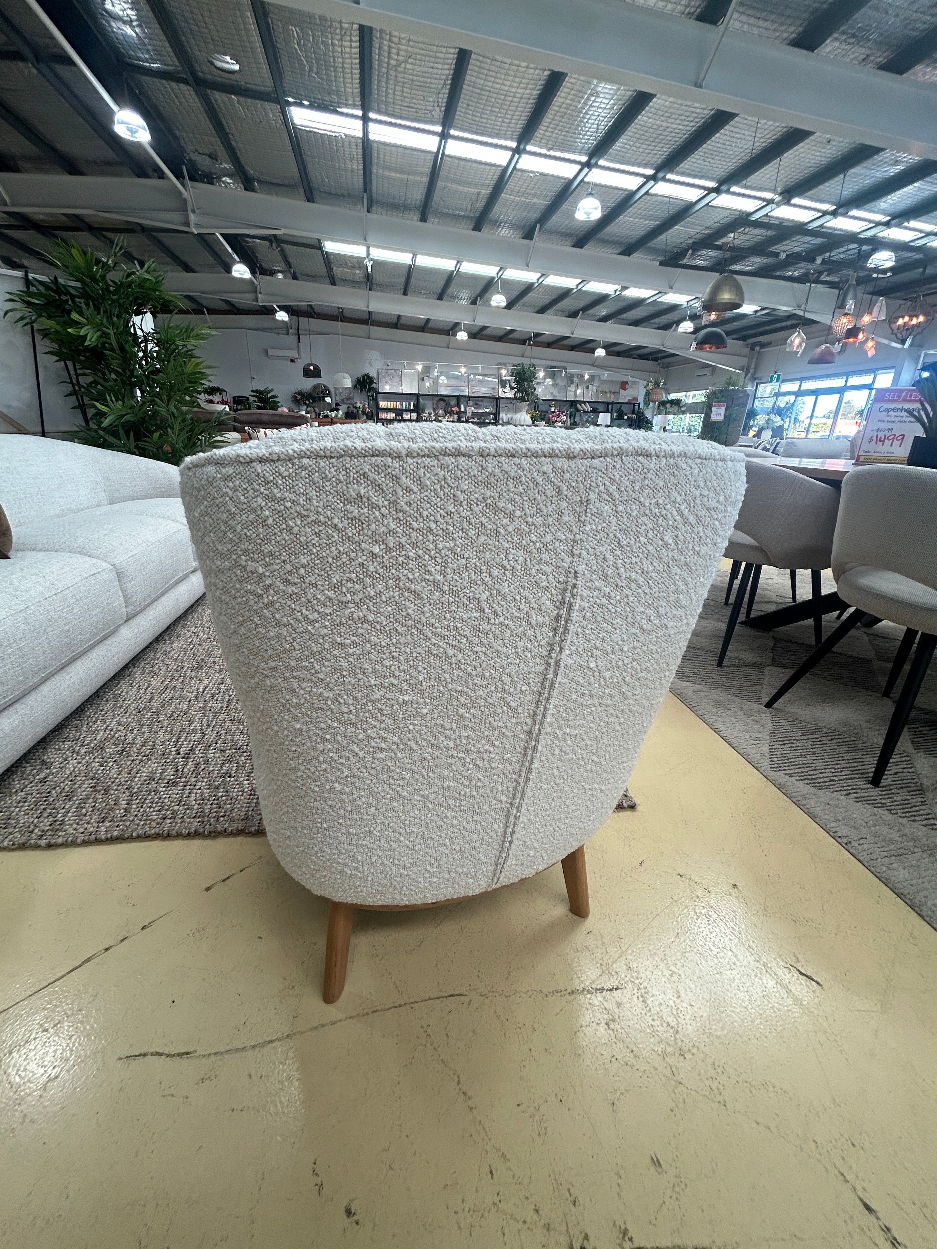 AMALA OCCASIONAL CHAIR - BEIGE