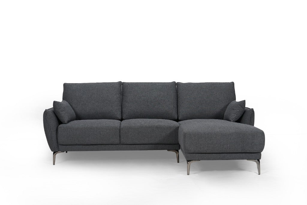 MALAGA RHF CHAISE LOUNGE-GREY