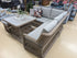 KALAMI 6PC WICKER CORNER SOFA SET- NATURAL/STONE / CORFU