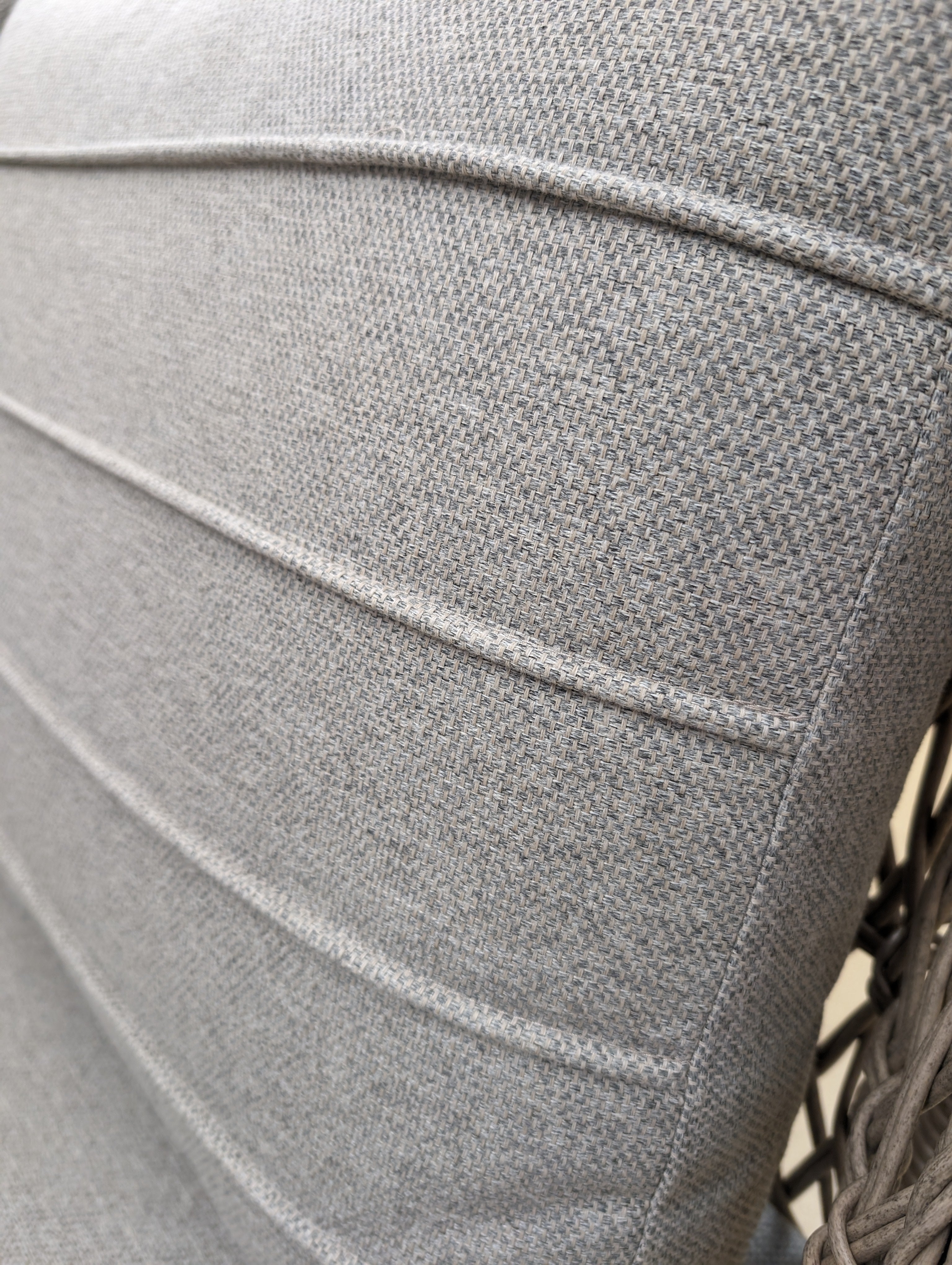 KALAMI 6PC WICKER CORNER SOFA SET- NATURAL/STONE / CORFU