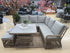 KALAMI 6PC WICKER CORNER SOFA SET- NATURAL/STONE / CORFU