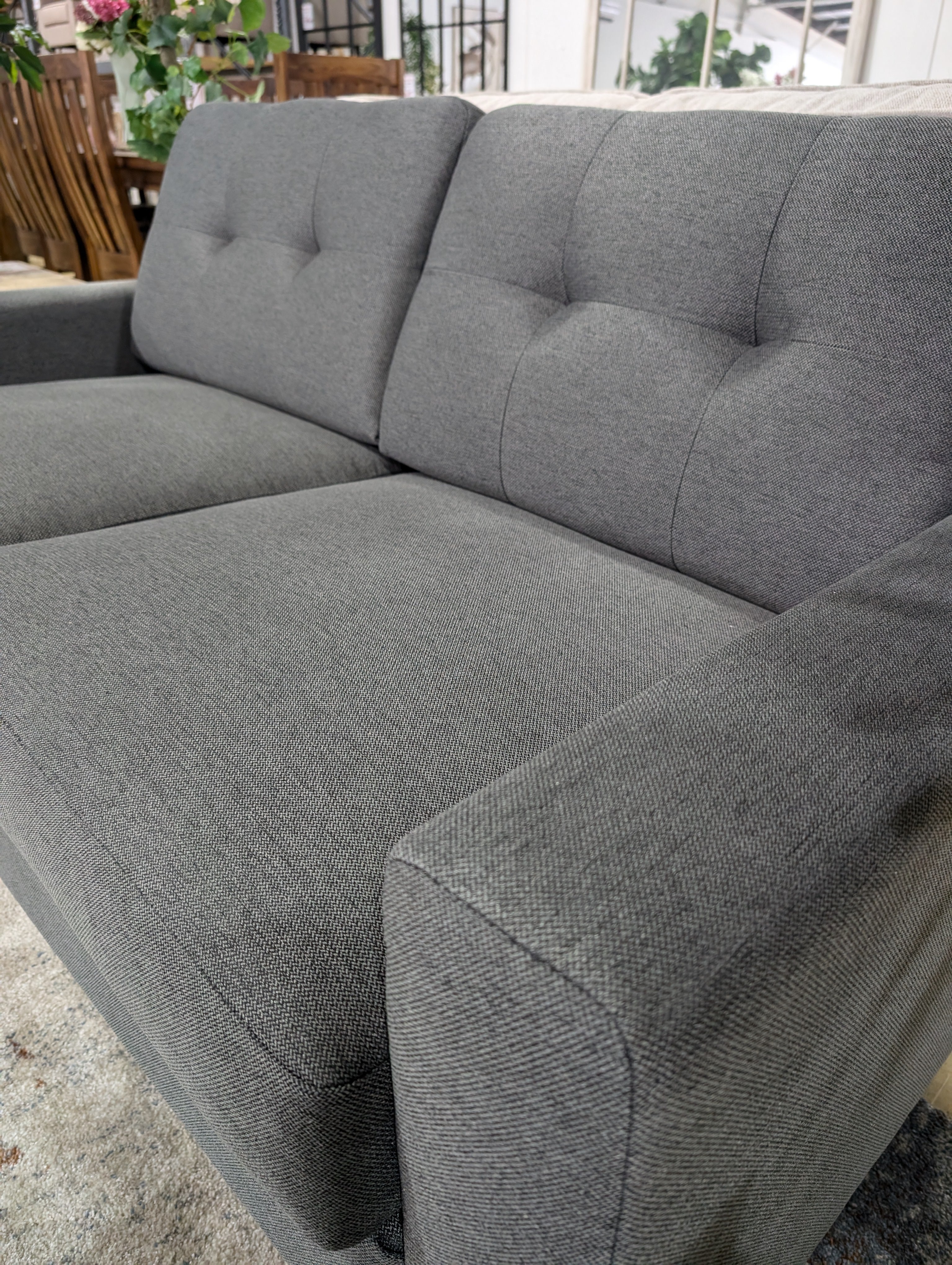 KELSEY 2 Seater - Charcoal