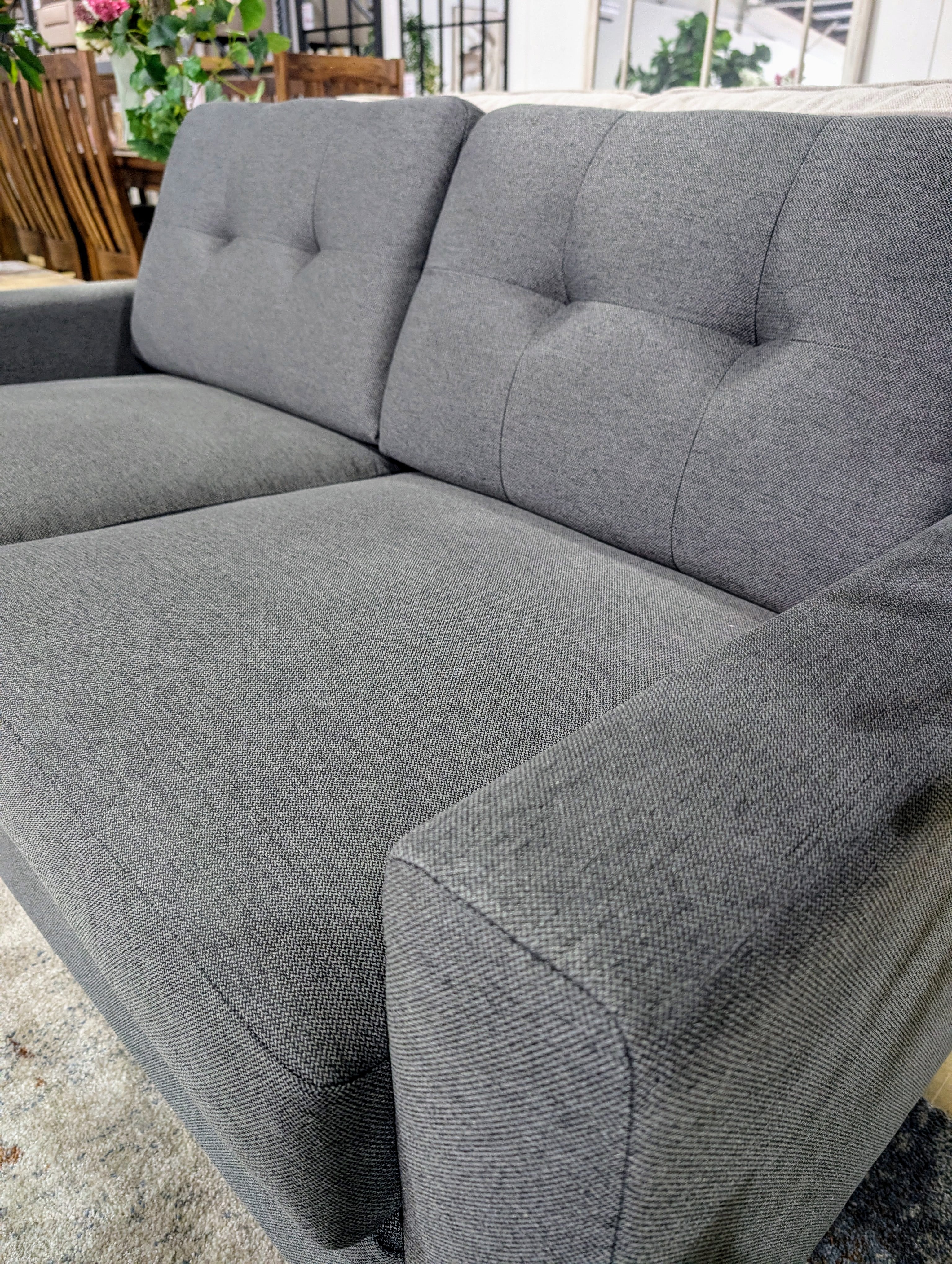 KELSEY 2 Seater - Charcoal