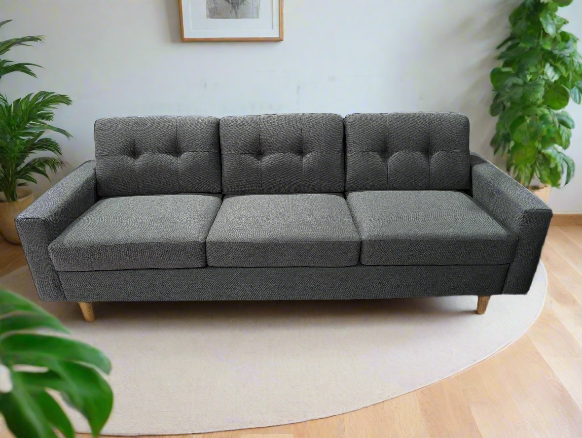 KELSEY 3 Seater - Charcoal