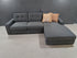 KELSEY Reversable Chaise Lounge - Charcoal
