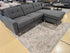 KELSEY Reversable Chaise Lounge - Charcoal