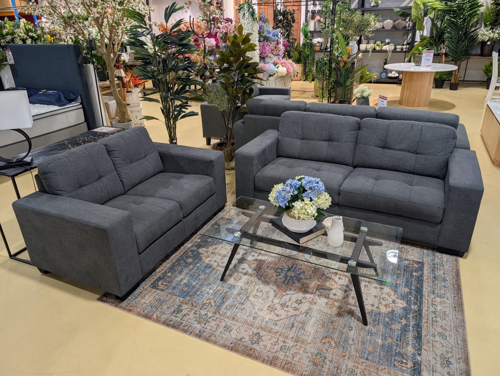 KESWICK 3+2 SEATER - CHARCOAL