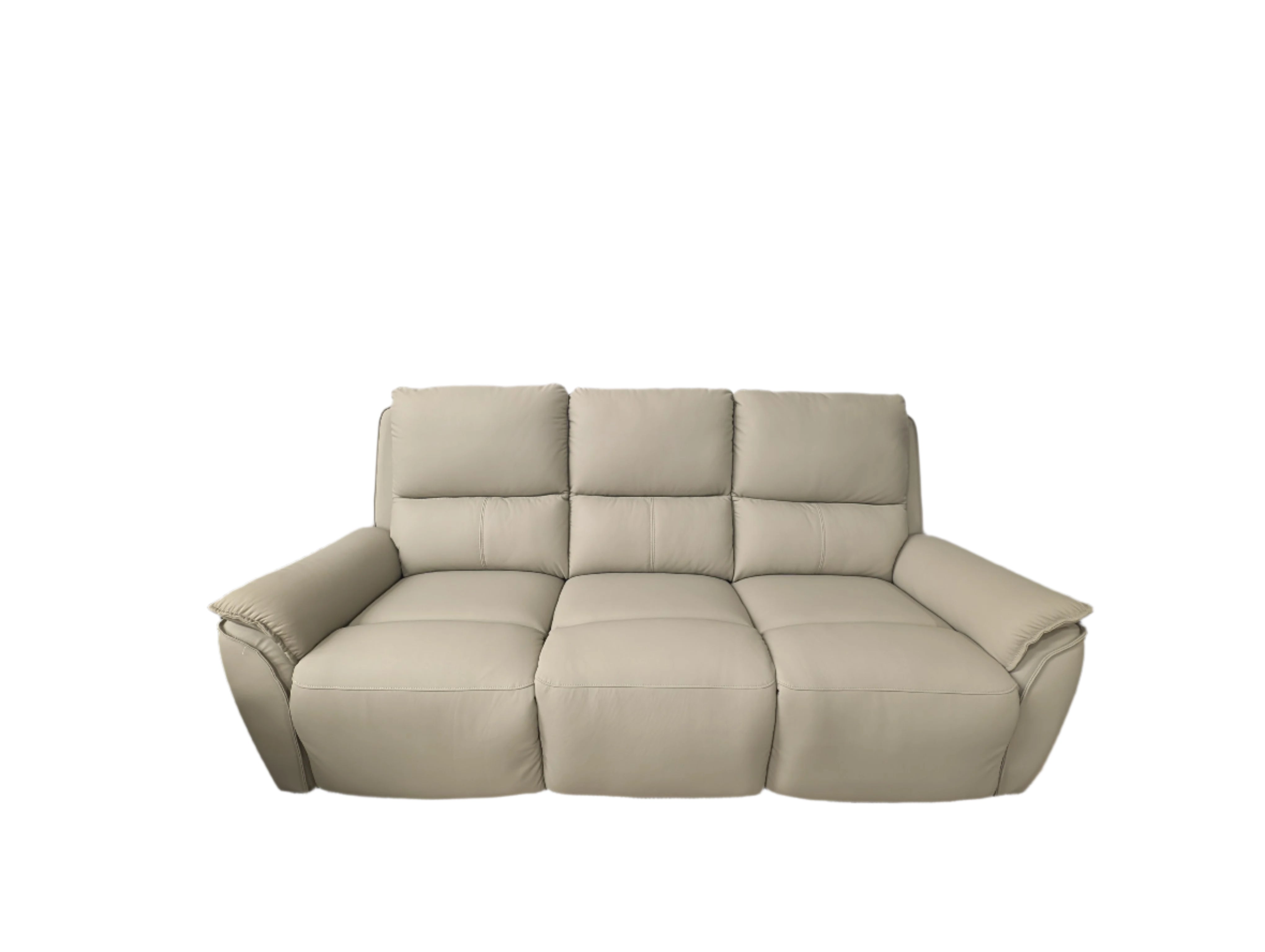 LONDON 3 Seater Leather Electric Recliner