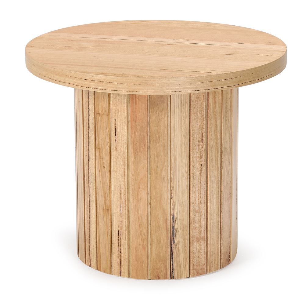 MALIBU Round Lamp Table - Natural