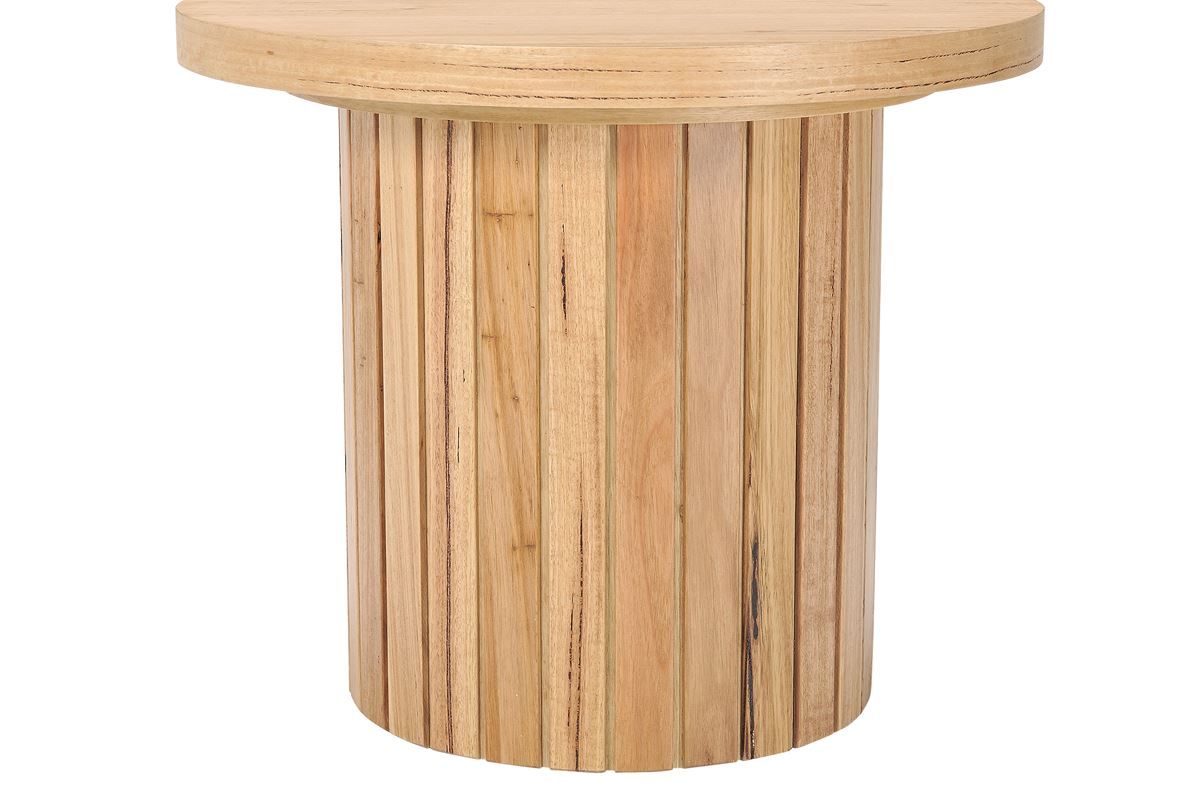 MALIBU Round Lamp Table - Natural