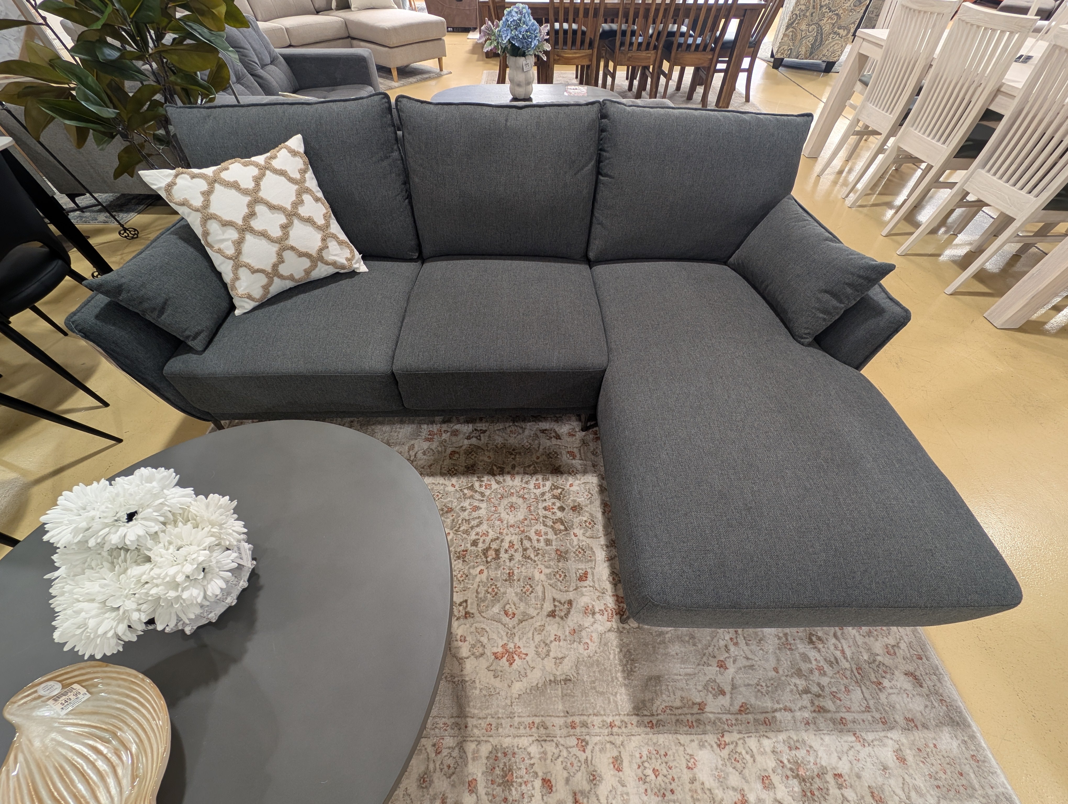 MALAGA RHF CHAISE LOUNGE-GREY