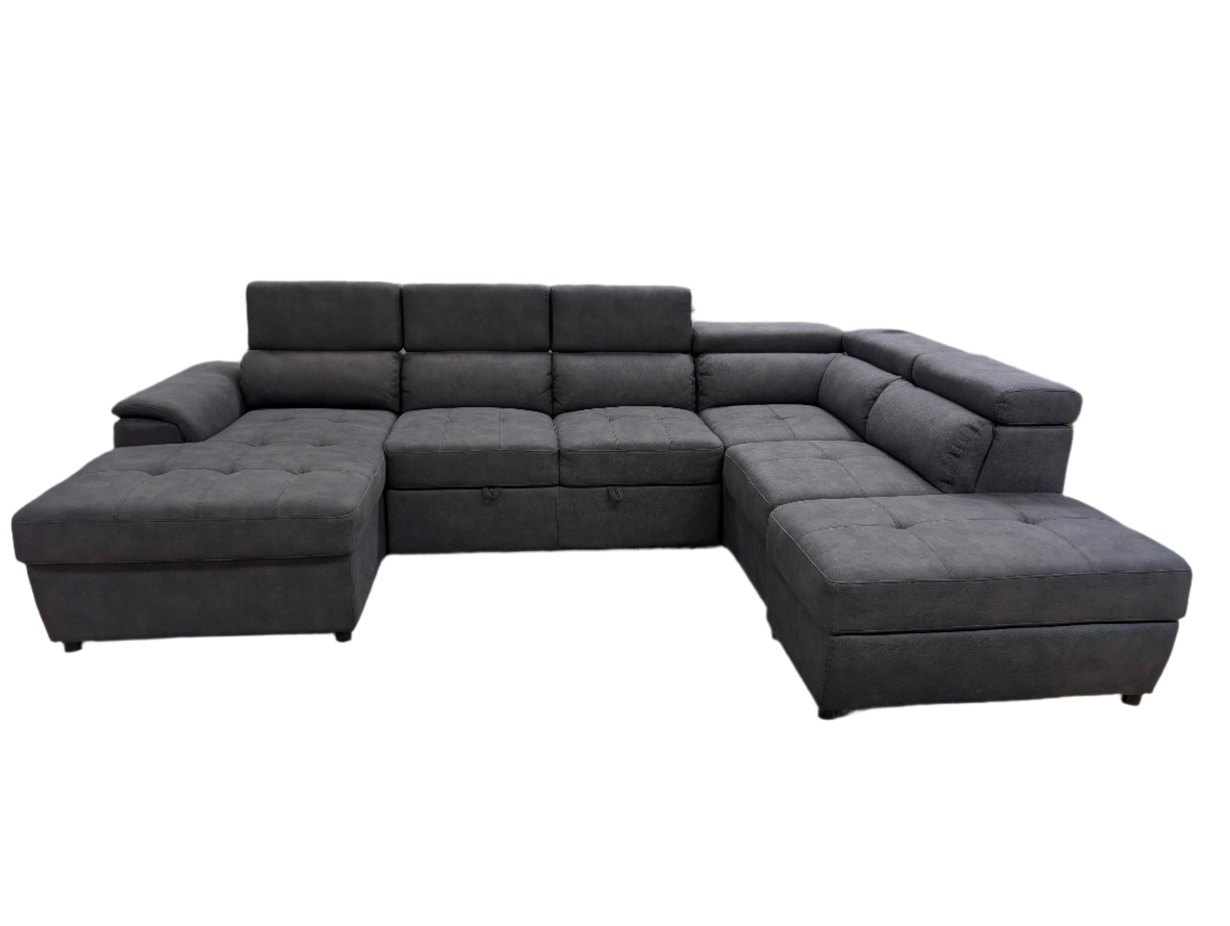 MIAMI Left Hand Facing Lift Up Chaise Lounge with Sofa Bed