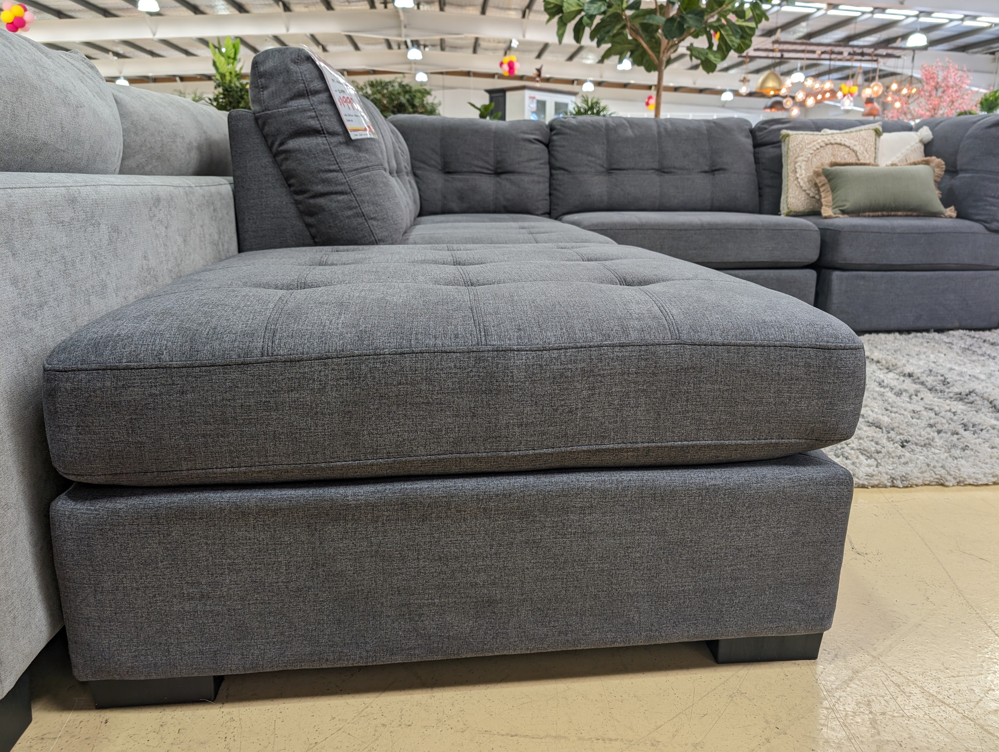 MONTEGO 5pc Modular Lounge - Charcoal