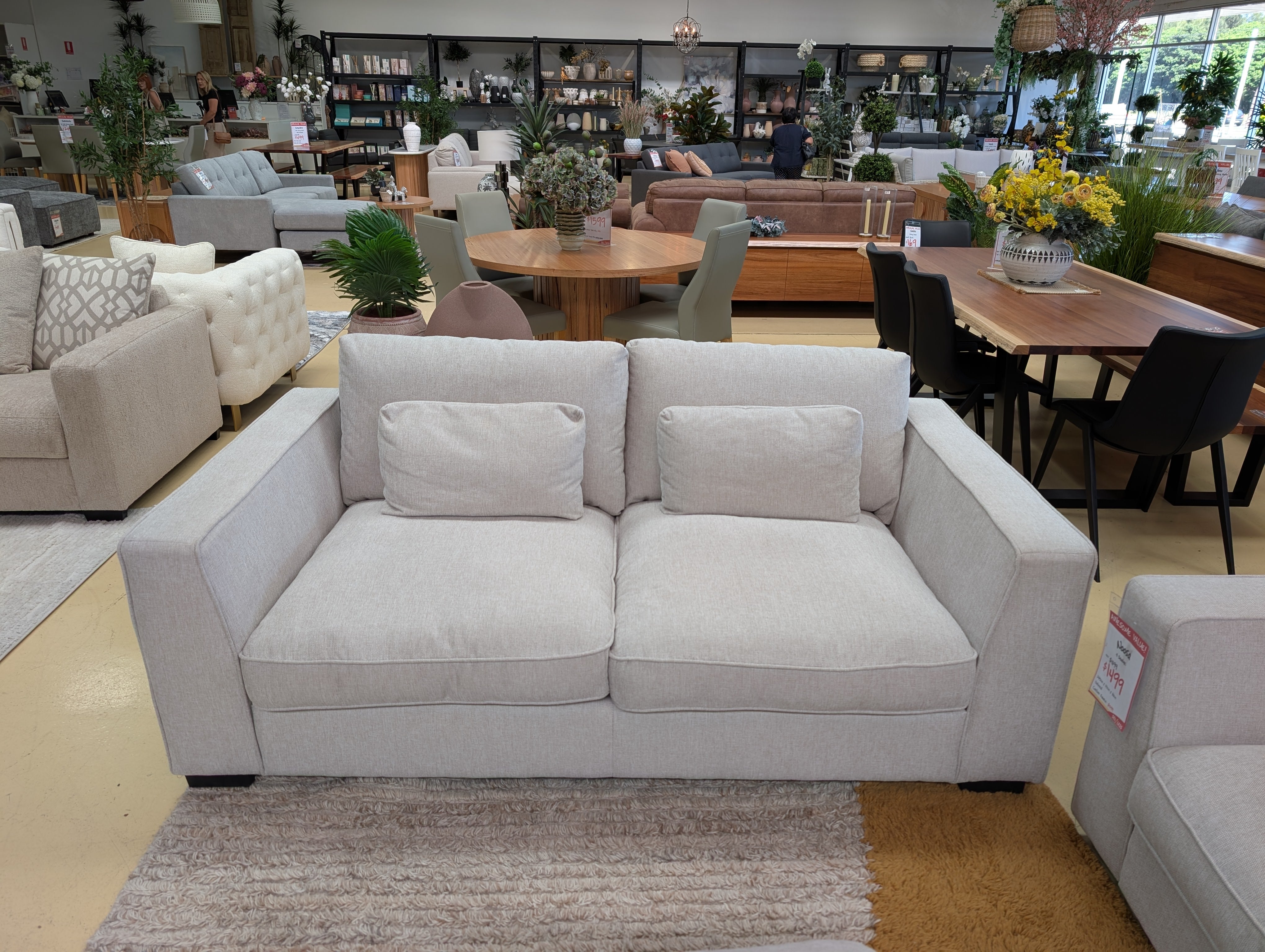 NOOSA 2 Seater - Oatmeal