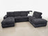 VENICE LHF LIFT UP CHAISE - CHARCOAL