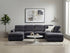 VENICE LHF LIFT UP CHAISE - CHARCOAL