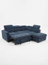 ALBANE LHF CHAISE - BLUE