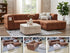 AUSTIN LHF CHAISE LOUNGE - PUMKIN