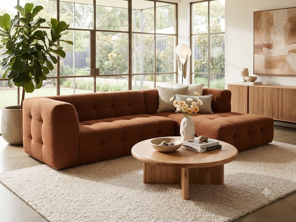 AUSTIN LHF CHAISE LOUNGE - PUMKIN