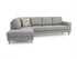 MANNING LHF CHAISE - GREY