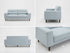 NEBRASKA 2 & 3 SEATER SUITE - BLUE