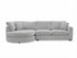 FINLEY LHF CHAISE LOUNGE - SALT & PEPPER