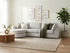 FINLEY LHF CHAISE LOUNGE - SALT & PEPPER