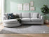 FINLEY LHF CHAISE LOUNGE - SALT & PEPPER