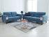 Marlowe 2 Seater Fabric Lounge -Indigo