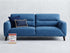 Marlowe 3 Seater Fabric Lounge - Indigo