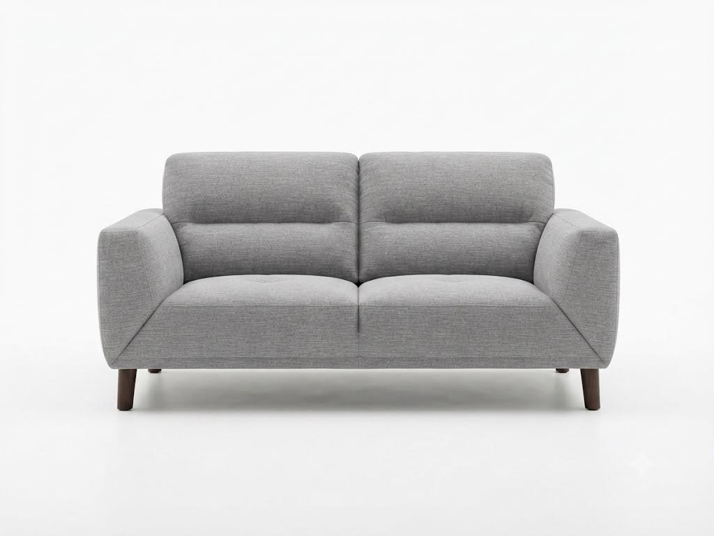 Marlowe 2 Seater Fabric Lounge - Pewter