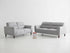 Marlowe 3+2 Seater Fabric Lounge - Pewter