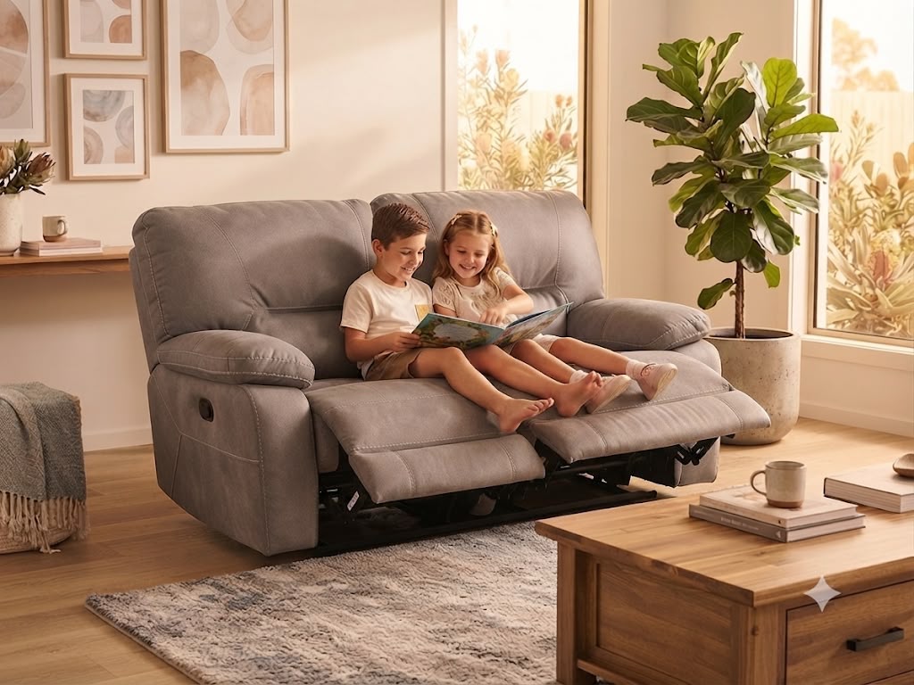 CONCORD 2 Seater Recliner -Brown